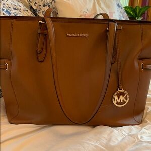 Michael Kors Brown Saffiano Leather Tote